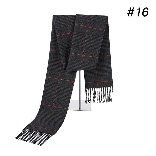 Winter Scarf Men's Warm Foulard Solid Scarves - Fashion Casual Scarf (MA7)(F103)