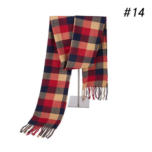 Winter Scarf Men's Warm Foulard Solid Scarves - Fashion Casual Scarf (MA7)(F103)