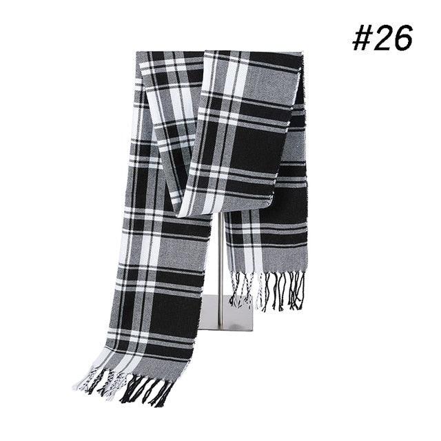 Winter Scarf Men's Warm Foulard Solid Scarves - Fashion Casual Scarf (MA7)(F103)