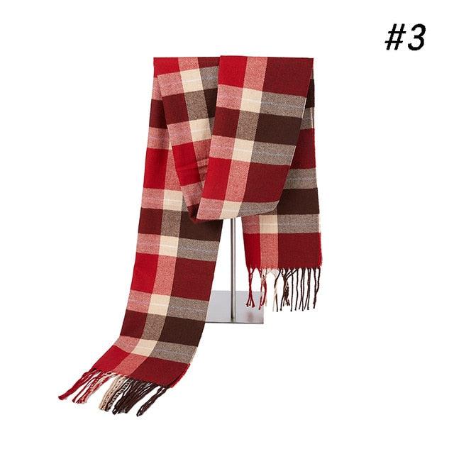 Winter Scarf Men's Warm Foulard Solid Scarves - Fashion Casual Scarf (MA7)(F103)