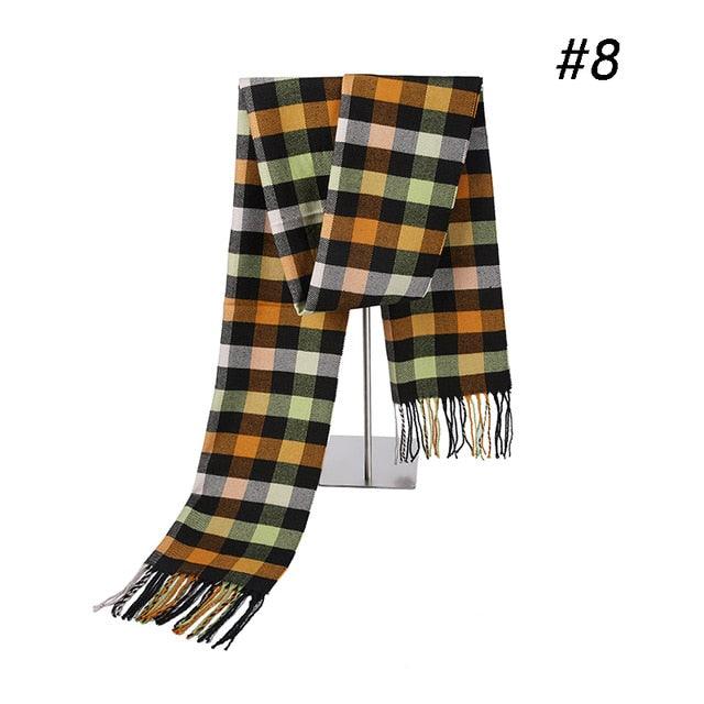 Winter Scarf Men's Warm Foulard Solid Scarves - Fashion Casual Scarf (MA7)(F103)