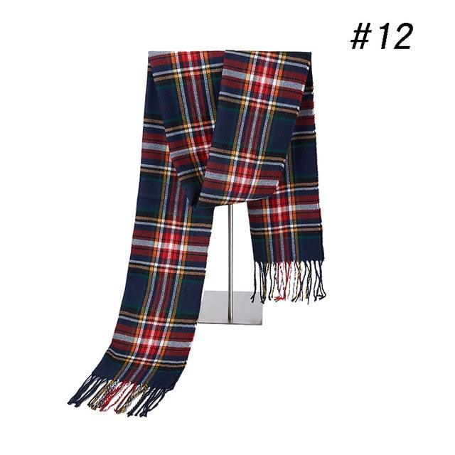 Winter Scarf Men's Warm Foulard Solid Scarves - Fashion Casual Scarf (MA7)(F103)