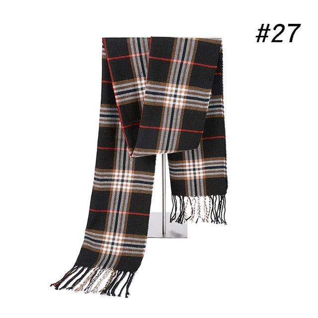 Winter Scarf Men's Warm Foulard Solid Scarves - Fashion Casual Scarf (MA7)(F103)