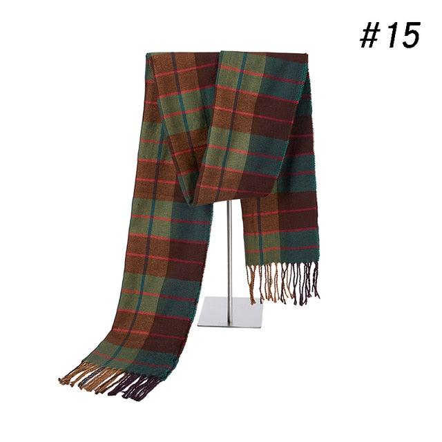 Winter Scarf Men's Warm Foulard Solid Scarves - Fashion Casual Scarf (MA7)(F103)