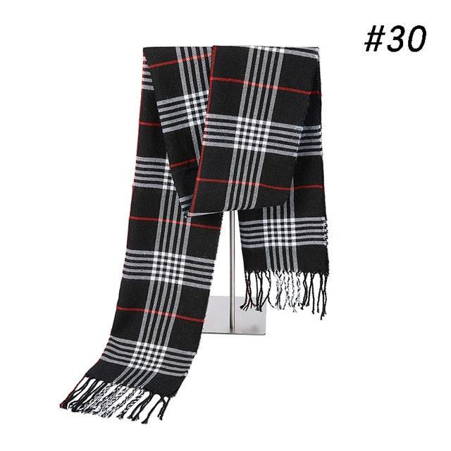 Winter Scarf Men's Warm Foulard Solid Scarves - Fashion Casual Scarf (MA7)(F103)