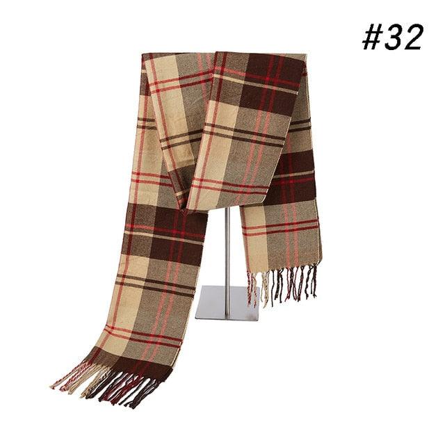 Winter Scarf Men's Warm Foulard Solid Scarves - Fashion Casual Scarf (MA7)(F103)