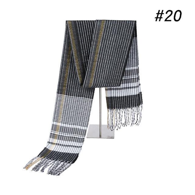 Winter Scarf Men's Warm Foulard Solid Scarves - Fashion Casual Scarf (MA7)(F103)