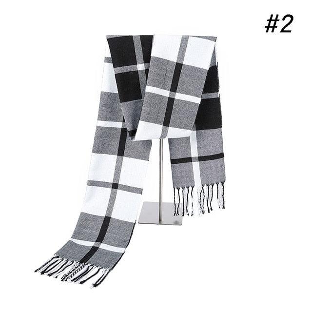 Winter Scarf Men's Warm Foulard Solid Scarves - Fashion Casual Scarf (MA7)(F103)