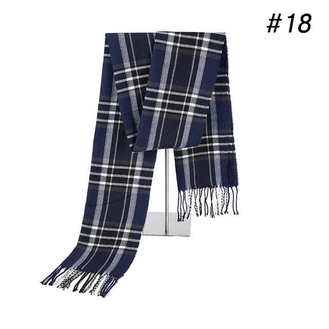 Winter Scarf Men's Warm Foulard Solid Scarves - Fashion Casual Scarf (MA7)(F103)