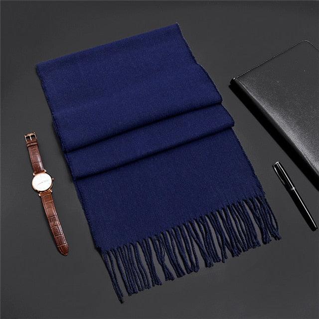 Winter Scarf Men's Warm Foulard Solid Scarves - Fashion Casual Scarf (MA7)(F103)