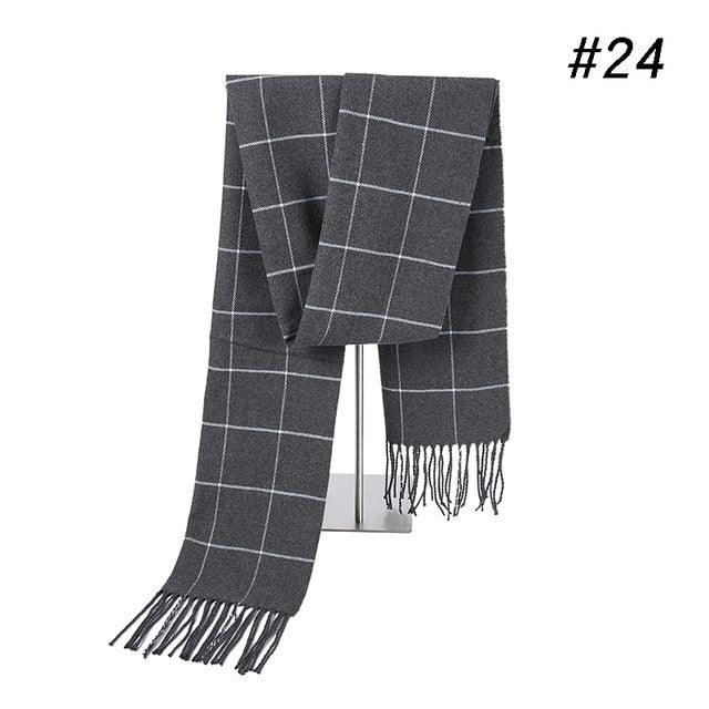 Winter Scarf Men's Warm Foulard Solid Scarves - Fashion Casual Scarf (MA7)(F103)