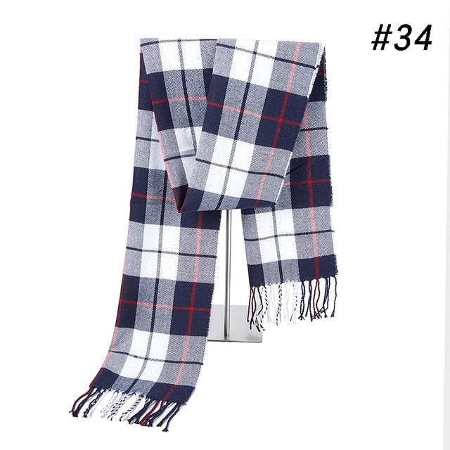 Winter Scarf Men's Warm Foulard Solid Scarves - Fashion Casual Scarf (MA7)(F103)