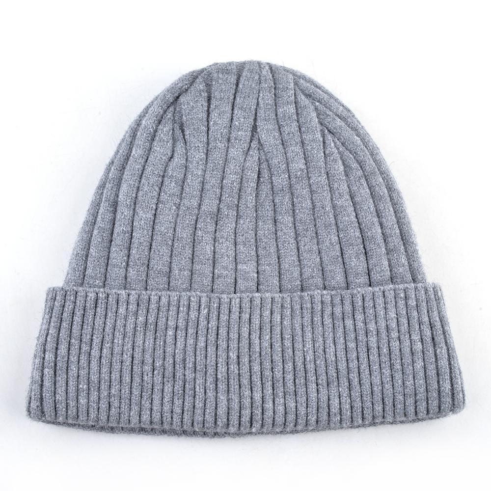 Winter Warm Beanie Scarf Set - Solid Color Knitted Beanies Sets (D17)(MA8)