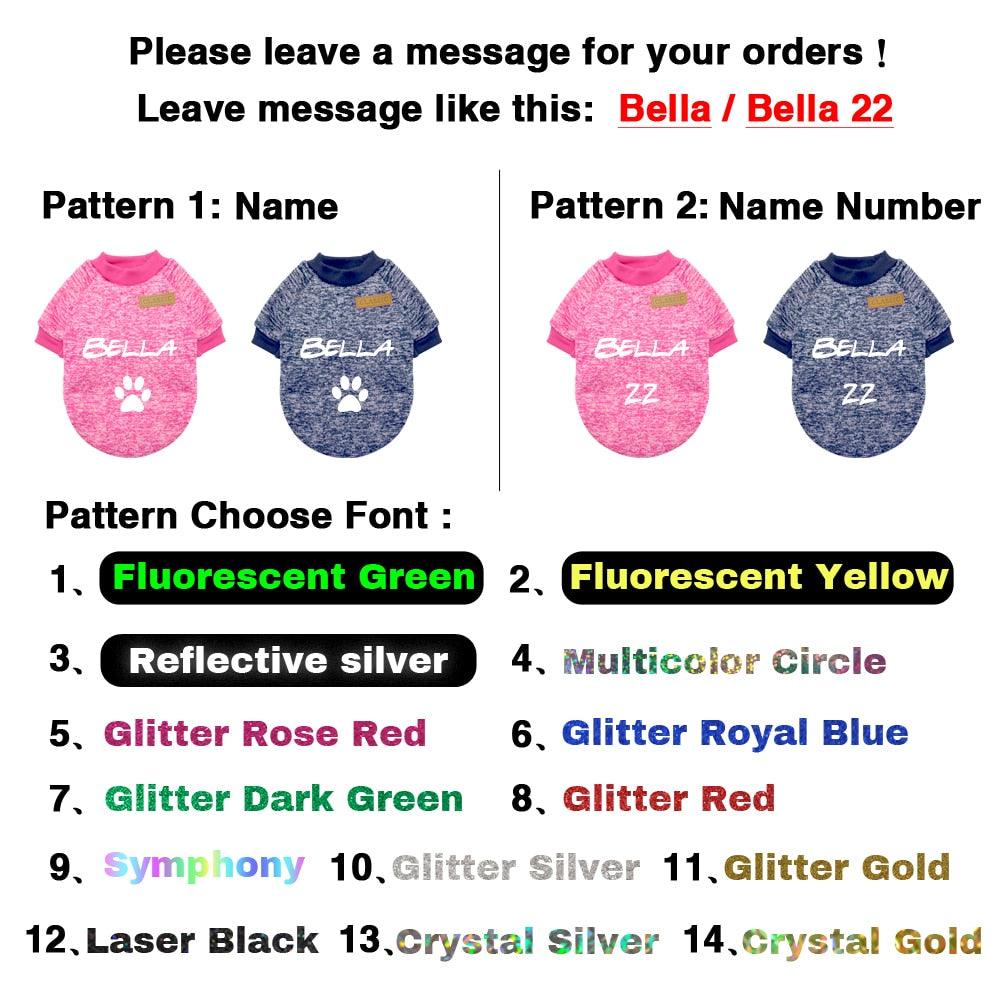 Winter Warm Dog Clothes Sweater - Custom Dog Cat Coat Clothing For Small Medium Dogs (W4)(F69)