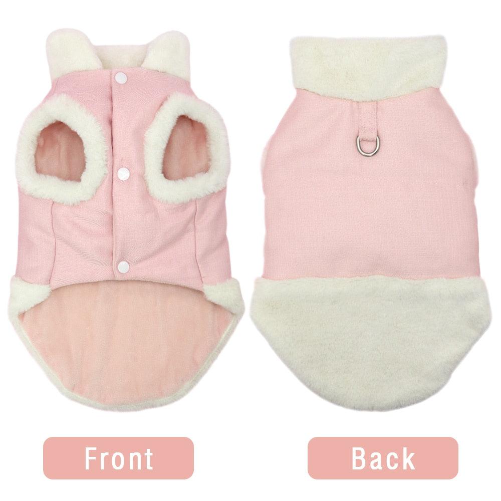 Winter Warm Dog Pet Coat Clothes - Dogs Puppy Vest - Pet Clothing For Chihuahua French Bulldog Dog Coat (W1)(F69)
