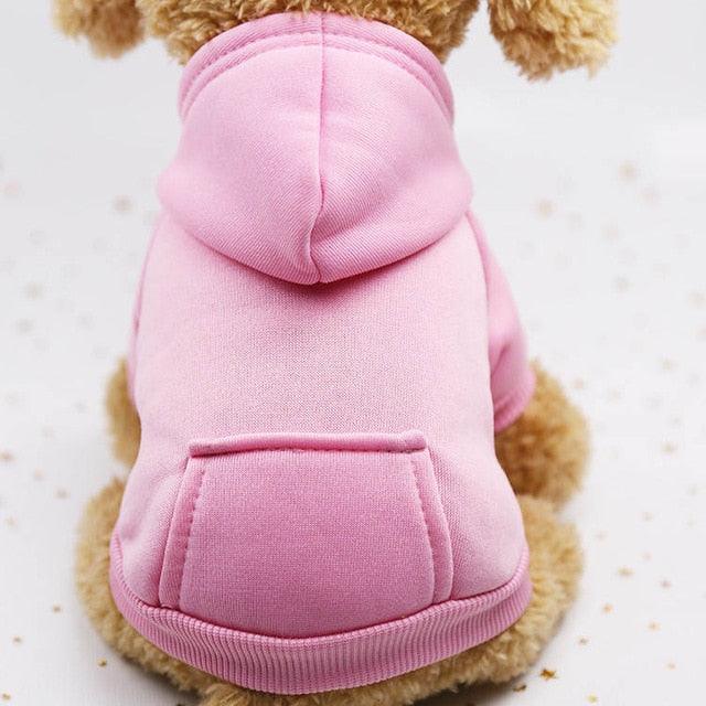 Winter Warm Pet Dog Clothes - Soft Cotton Four-legs Hoodies Outfit - For Small Dogs Teddy Clothing Coat (D69)(W2)(W4)