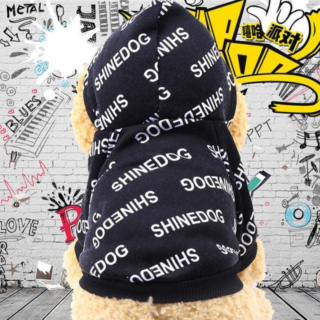 Winter Warm Pet Dog Clothes - Soft Cotton Four-legs Hoodies Outfit - For Small Dogs Teddy Clothing Coat (D69)(W2)(W4)