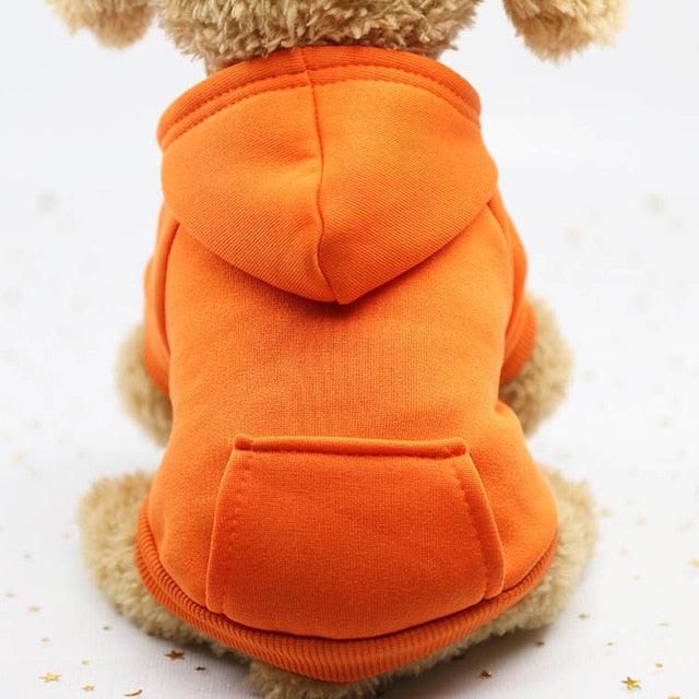 Winter Warm Pet Dog Clothes - Soft Cotton Four-legs Hoodies Outfit - For Small Dogs Teddy Clothing Coat (D69)(W2)(W4)