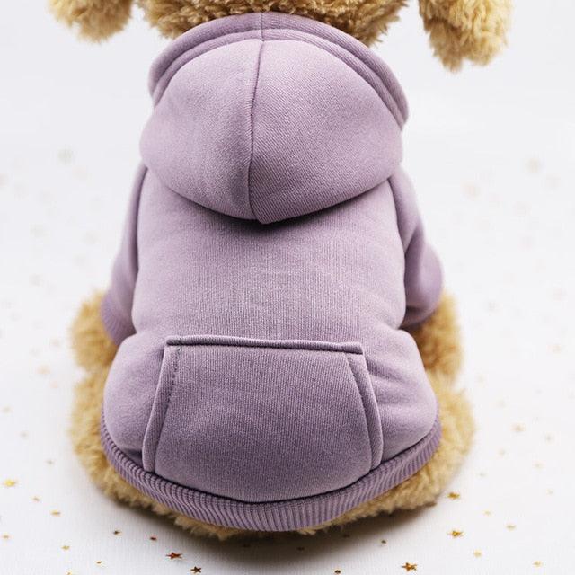 Winter Warm Pet Dog Clothes - Soft Cotton Four-legs Hoodies Outfit - For Small Dogs Teddy Clothing Coat (D69)(W2)(W4)