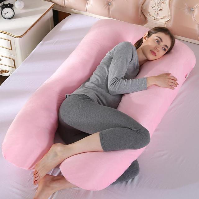 Sleeping Pregnancy Side Support Pillow For Pregnant Women - U Shape Extra Large Body Maternity Pillows (1U7)(8Z2)
