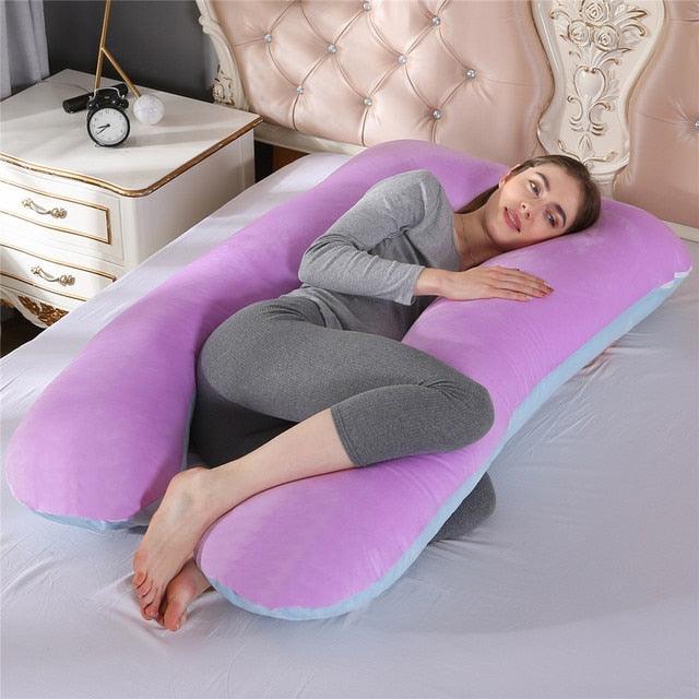 Sleeping Pregnancy Side Support Pillow For Pregnant Women - U Shape Extra Large Body Maternity Pillows (1U7)(8Z2)