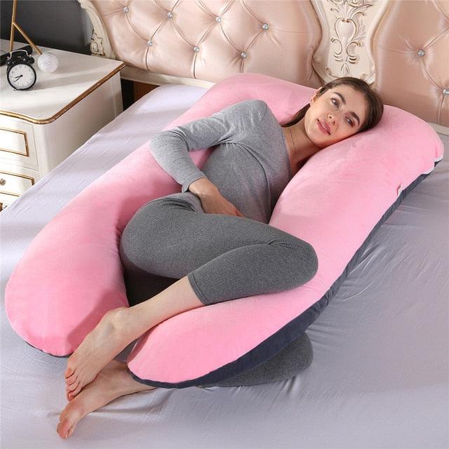 Sleeping Pregnancy Side Support Pillow For Pregnant Women - U Shape Extra Large Body Maternity Pillows (1U7)(8Z2)