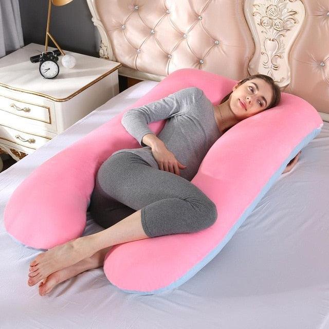 Sleeping Pregnancy Side Support Pillow For Pregnant Women - U Shape Extra Large Body Maternity Pillows (1U7)(8Z2)