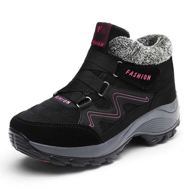 Winter Women's Ankle Boots - Snow Warm Thick Plush - Waterproof Wedge - Non Slip Casual (BB1)(BB5)(CD)(F38)(F107)