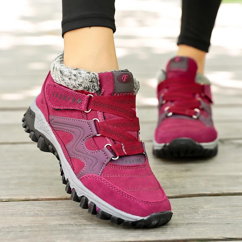 Winter Women's Ankle Boots - Snow Warm Thick Plush - Waterproof Wedge - Non Slip Casual (BB1)(BB5)(CD)(F38)(F107)
