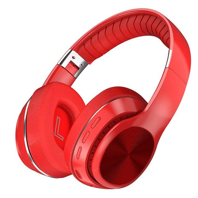 Wireless Bluetooth 5.0 Headphones With Microphone Sport Running Bass Headset Support TF Card /AUX /FM For PC Mobile Phone Laptop (AH2)(RS8)(F49)