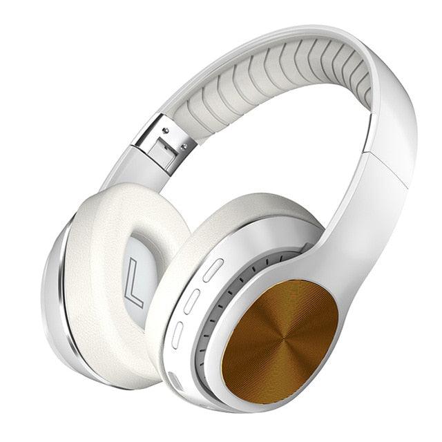 Wireless Bluetooth 5.0 Headphones With Microphone Sport Running Bass Headset Support TF Card /AUX /FM For PC Mobile Phone Laptop (AH2)(RS8)(F49)