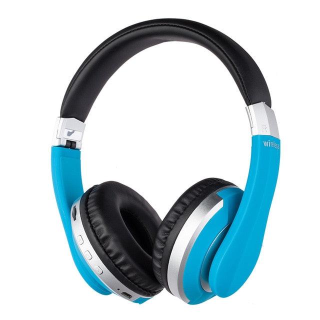 Wireless Headphones Bluetooth Headset - Foldable Stereo Gaming Earphones With Microphone Support TF Card For IPad Mobile Phone (AH2)(RS8)(F49)