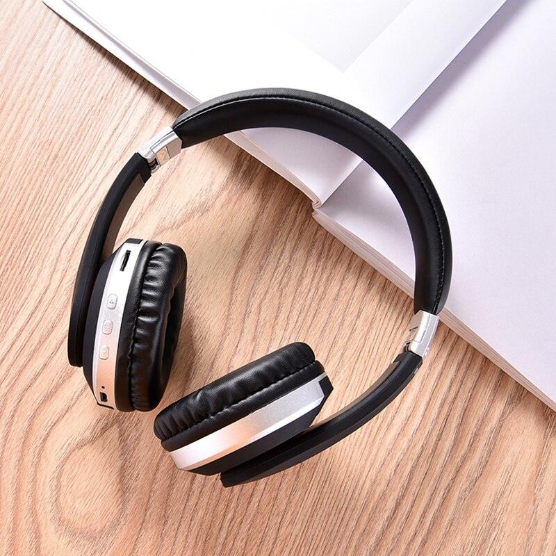 Wireless Headphones Bluetooth Headset - Foldable Stereo Gaming Earphones With Microphone Support TF Card For IPad Mobile Phone (AH2)(RS8)(F49)