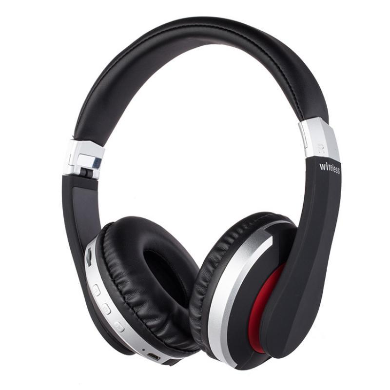 Wireless Headphones Bluetooth Headset - Foldable Stereo Gaming Earphones With Microphone Support TF Card For IPad Mobile Phone (AH2)(RS8)(F49)