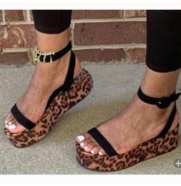 Women Ankle Strap Sandals - Ladies Mixed Colors Comfortable Flat Platform (2U39)(2U36)(2U37)