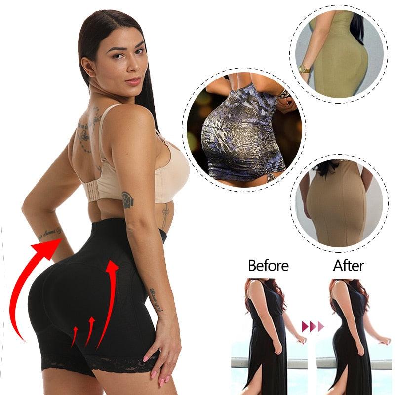 Womens Butt Lifter Tummy Control Panties High Waist Hip Padded