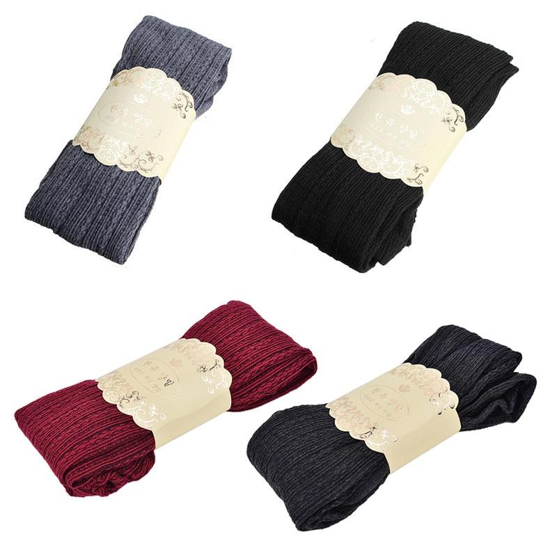 Women Lady Fashion Winter Warm Trend Knitting Tight - High Elastic Super Slim Women's Skinny Tights (3U31)