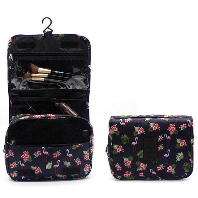 Women Makeup Bags - Toiletries Organizer Cosmetic Handbag - Foldable Portable Hanging (LT5)