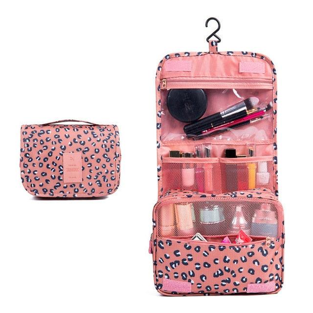 Women Makeup Bags - Toiletries Organizer Cosmetic Handbag - Foldable Portable Hanging (LT5)