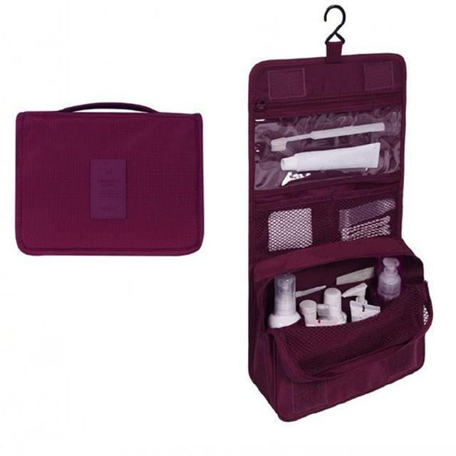 Women Makeup Bags - Toiletries Organizer Cosmetic Handbag - Foldable Portable Hanging (LT5)