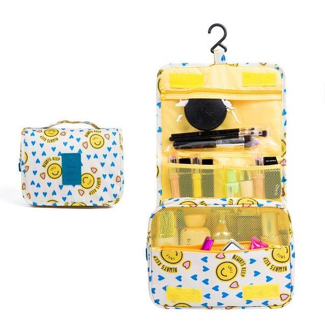 Women Makeup Bags - Toiletries Organizer Cosmetic Handbag - Foldable Portable Hanging (LT5)