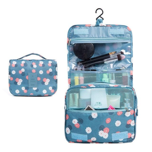 Women Makeup Bags - Toiletries Organizer Cosmetic Handbag - Foldable Portable Hanging (LT5)