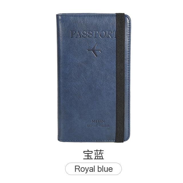 Business Russia Passport Covers Holder - Multi-Function ID Bank Card PU Leather Wallet Case (LT8)(F79)