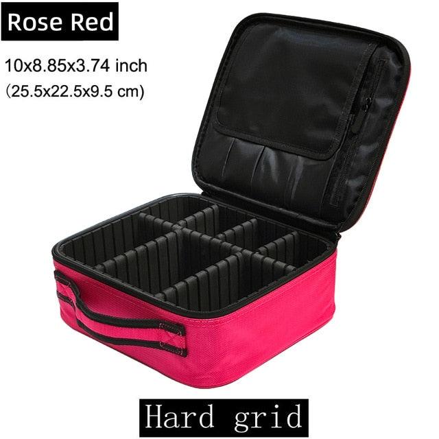 Professional Cosmetic Case Beauty Brush Makeup Bag - Travel Necessary Waterproof Cosmetic Bag (D79)(LT5)