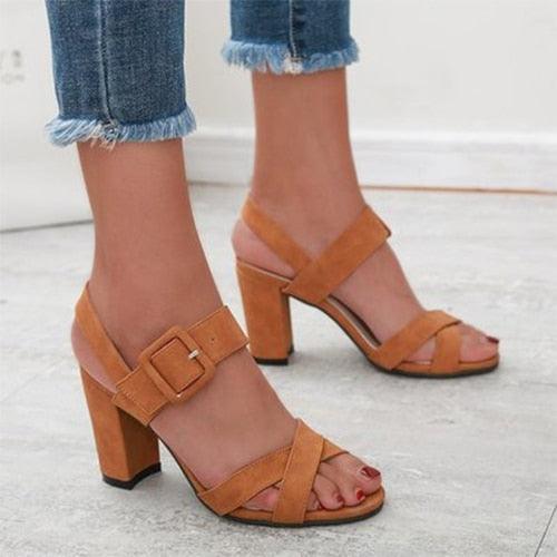 Trending Women Elegant Sandals - Ankle Buckle Strap (3U39)(3U36)(3U37)