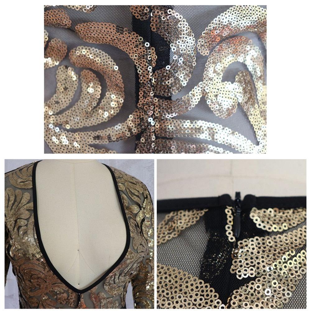 Sexy Women's Print Sheer Mesh Playsuit - Sexy V-neck Party Romper (1U33)
