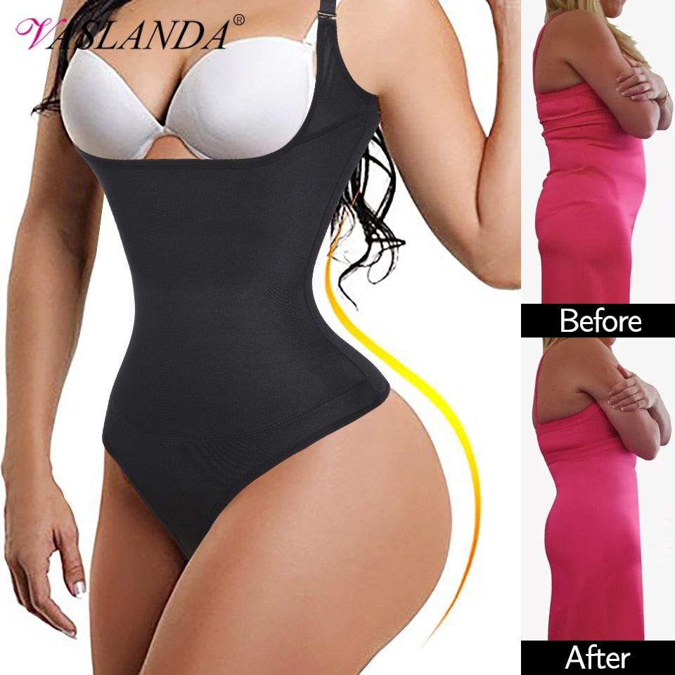 Sexy Strap Bodysuit Shapewear Firm Control Tummy Waist Slimming