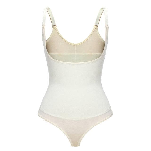 Sexy Women Shapewear Bodysuit - Thong Body Shaper Slimming Underwear - Weight Loss Fat Burner Tummy Control (FHW1)