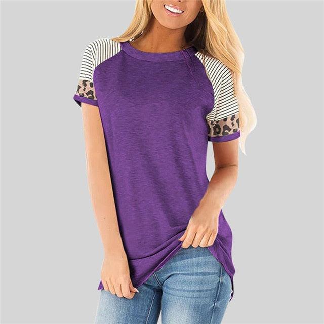 Gorgeous Women T-shirt - Summer Slim Short Sleeve T Shirt - Women Casual Tops -Female Vintage Streetwear (3U19)
