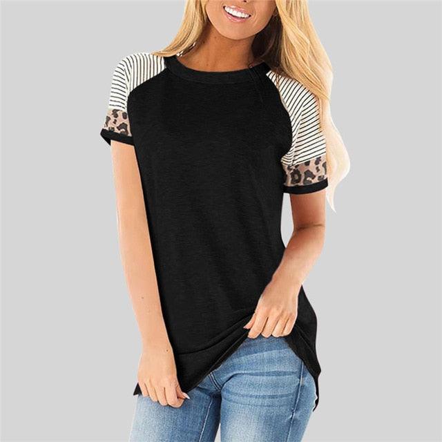 Gorgeous Women T-shirt - Summer Slim Short Sleeve T Shirt - Women Casual Tops -Female Vintage Streetwear (3U19)